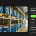 Tambor industrial em descontaminação certificada — embalagem Classe I