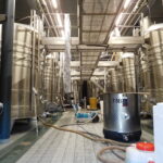 Tanques de aço inoxidável para vinificação industrial