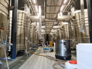 Tanques de aço inoxidável para vinificação industrial