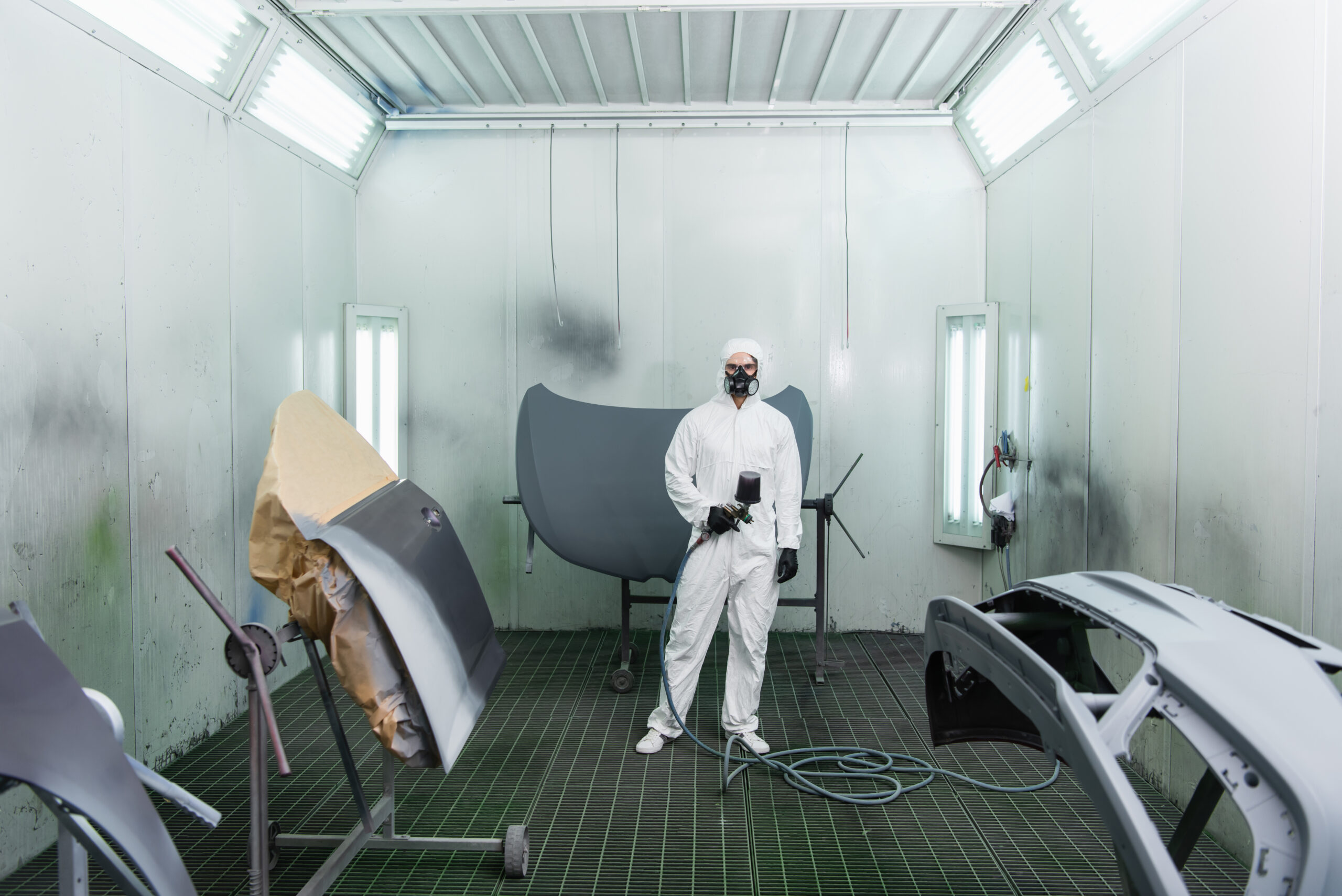 Borra de cabine de pintura: coleta certificada Classe I